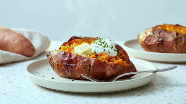 Air Fryer Baked Sweet Potato