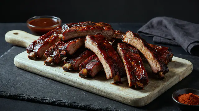 Air Fryer BBQ Ribs