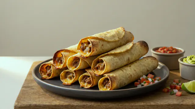 Air Fryer Beef Taquitos
