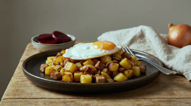Air Fryer Biksemad (Danish Beef Hash)