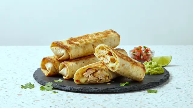 Air Fryer Chicken Flautas