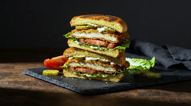 Air Fryer Chicken Sandwich