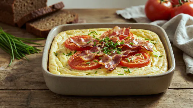 Air Fryer Danish Egg Cake with Pork (Æggekage)