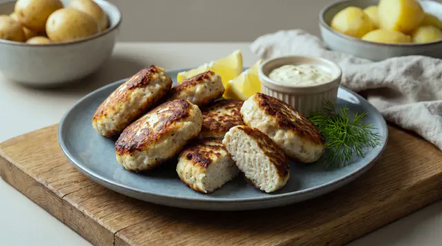 Air Fryer Danish Fish Cakes (Fiskefrikadeller)