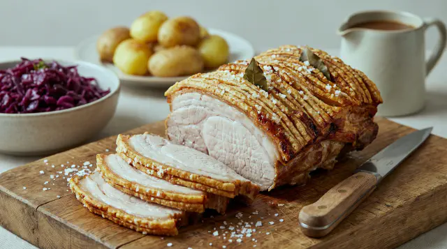 Air Fryer Flæskesteg (Danish Roast Pork with Crackling)