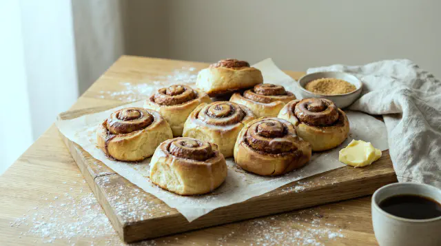 Air Fryer Kanelsnegle (Danish Cinnamon Rolls)