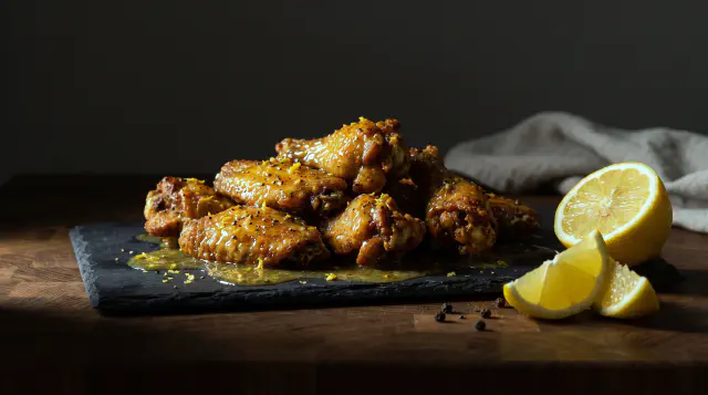 Air Fryer Lemon Pepper Wings