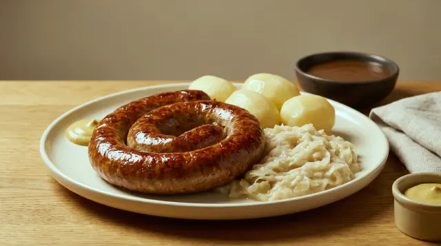 Air Fryer Medisterpølse (Danish Pork Sausage)