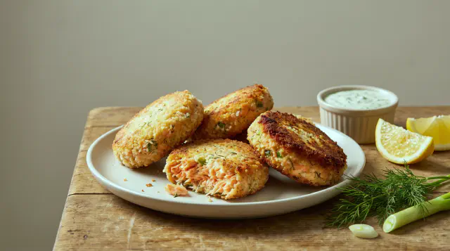 Air Fryer Salmon Cakes