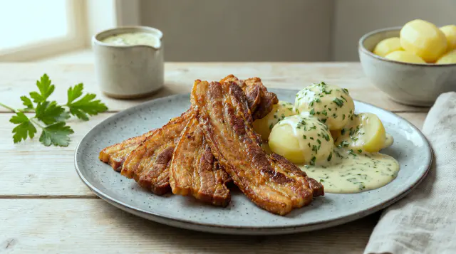 Air Fryer Stegt Flæsk (Danish Crispy Pork)
