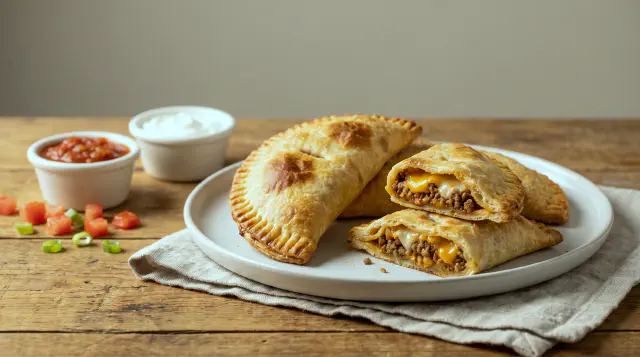 Air Fryer Taco Calzones