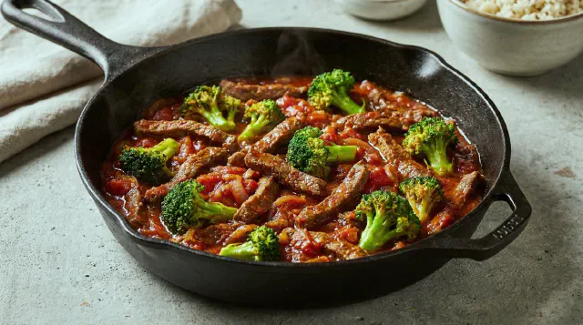 Balti Beef with Broccoli