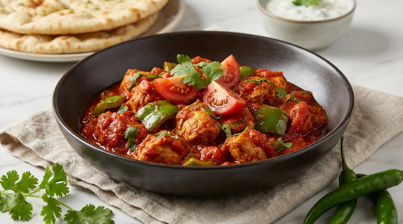 Balti Chicken with Green Pepper