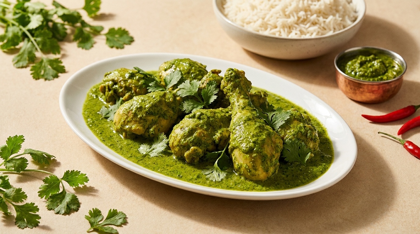 Bangalore Chicken in Green Sauce