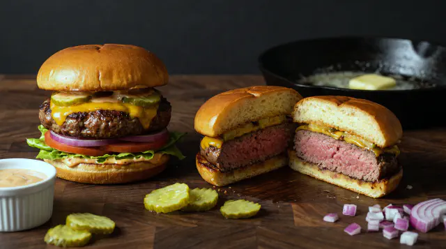 Sous Vide Beef Burgers