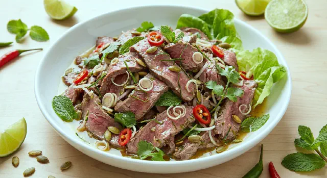 Beef Ceviche with Lemongrass (Pla Neua)