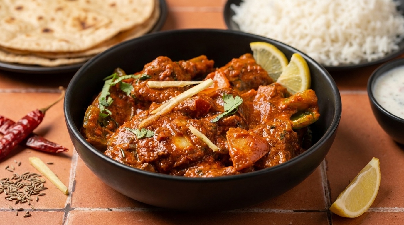 Beef Jalfrezi with Peppers and Tomatoes