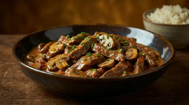 Beef Stroganoff