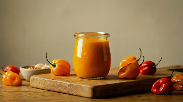 Homemade Belizean Habanero Pepper Sauce