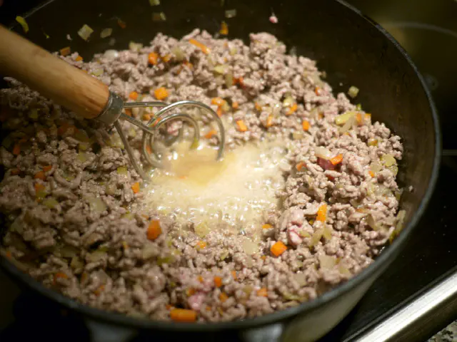 Bolognese sauce for 'Spaghetti Bolognese'