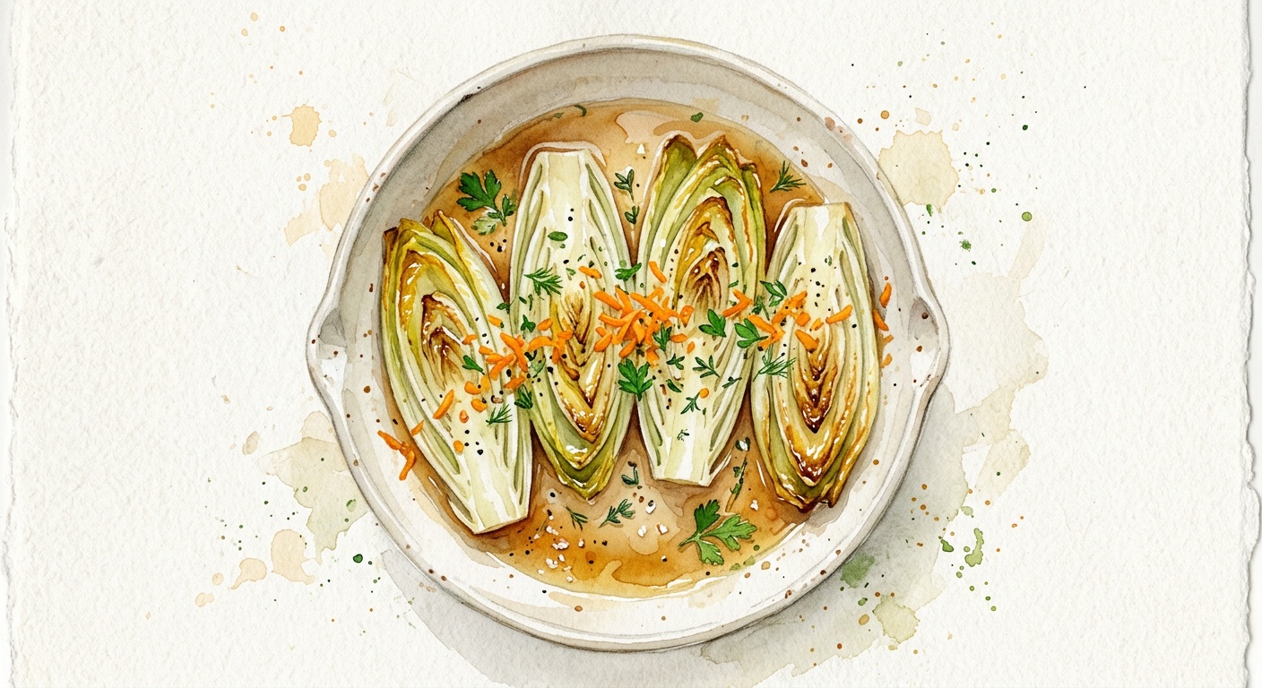 Braised Endive with Wine