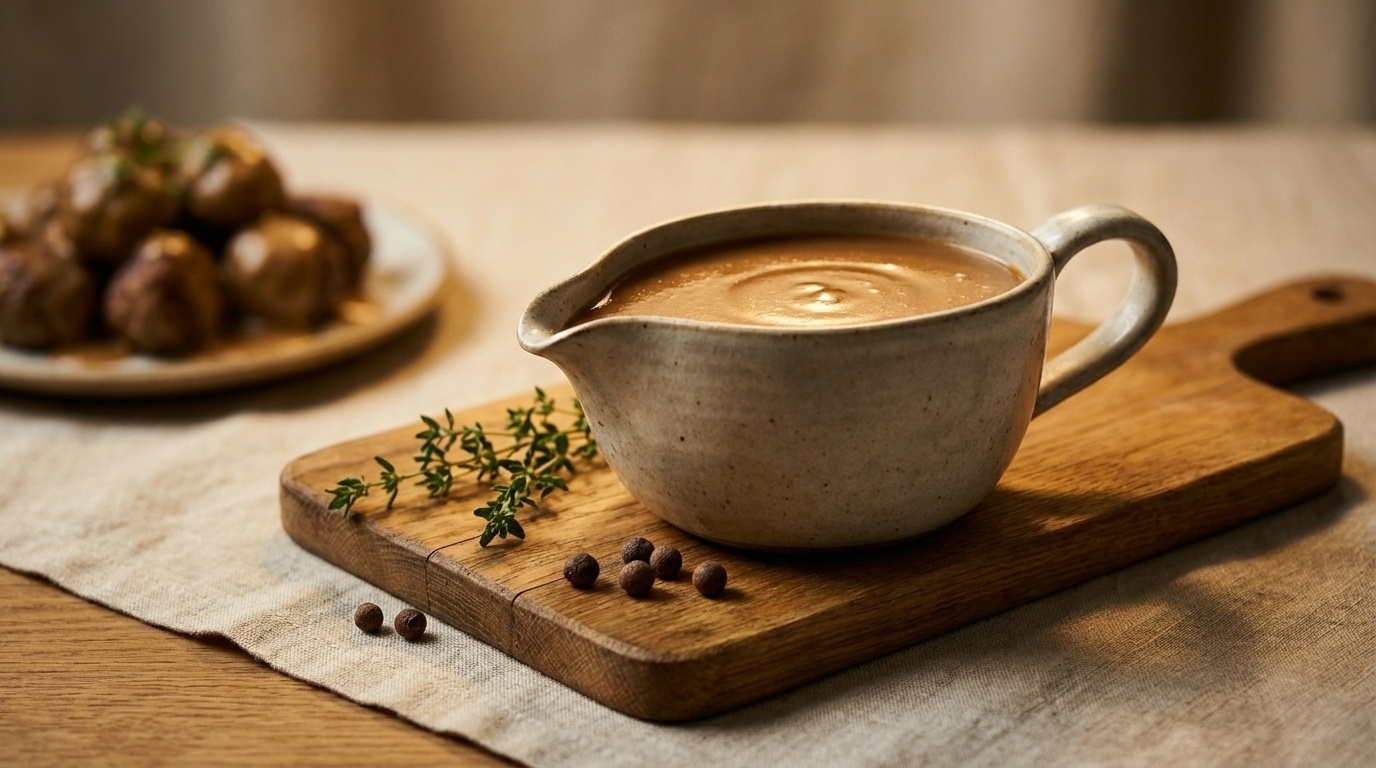 Brunsas (Swedish Brown Cream Sauce)