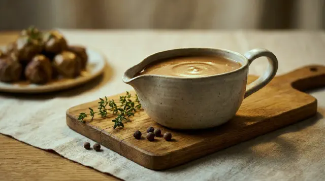 Brunsas (Swedish Brown Cream Sauce)