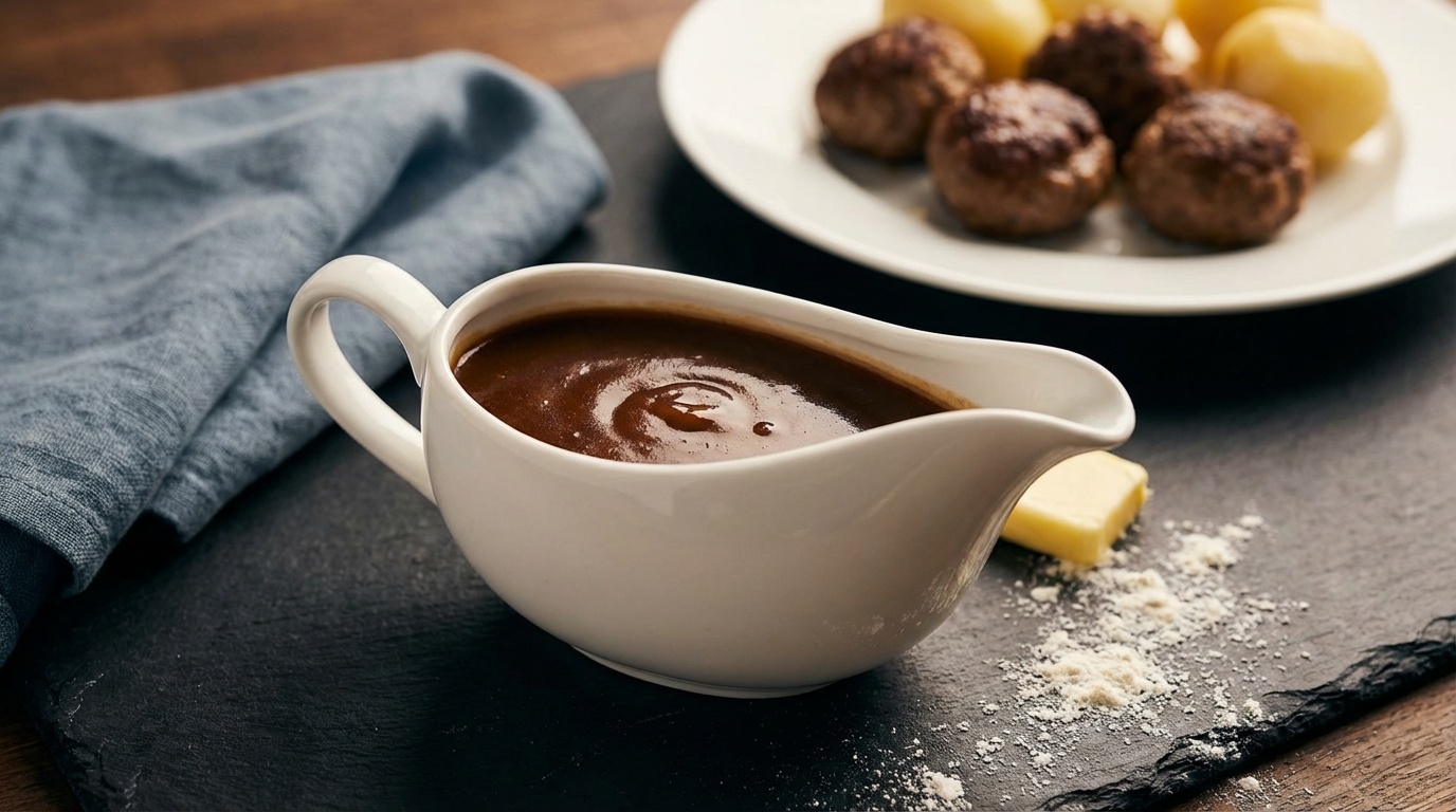 Brunsaus (Norwegian Brown Sauce)