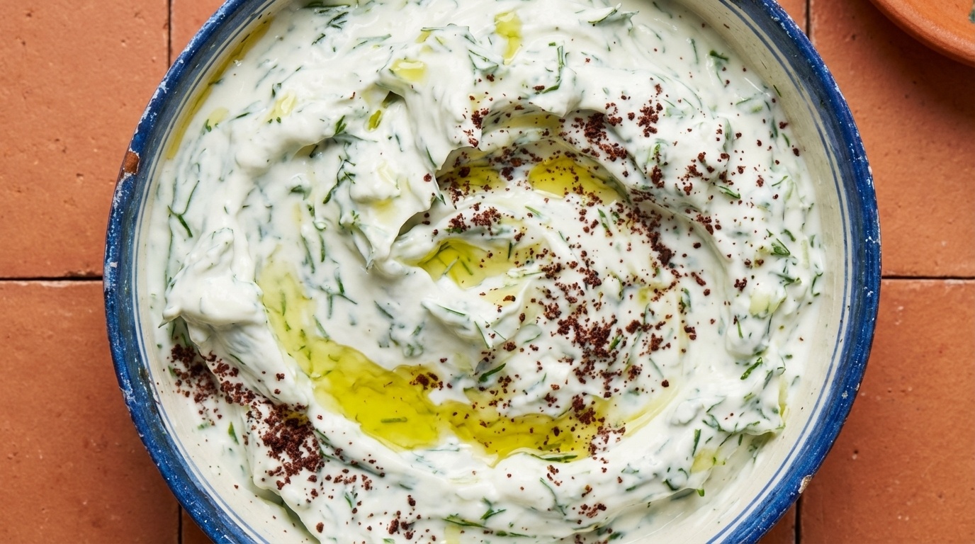 Cacik (Turkish Yogurt-Cucumber Sauce)