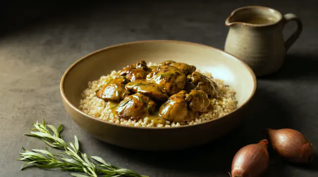 Chicken Livers with Tarragon