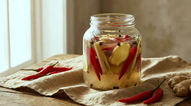 Chilli Preserved with Ginger
