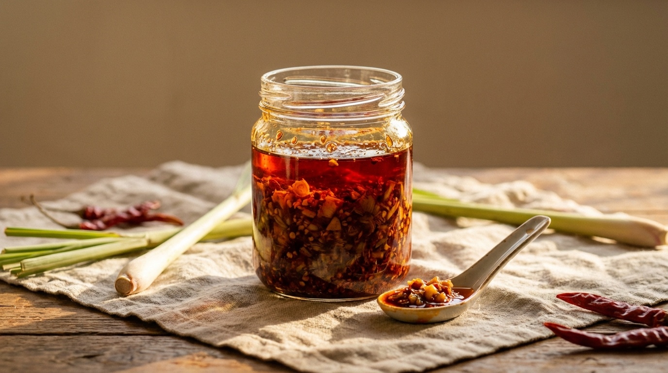 Sa Tế — Vietnamese Lemongrass Chilli Oil (Ớt Sa Tế)