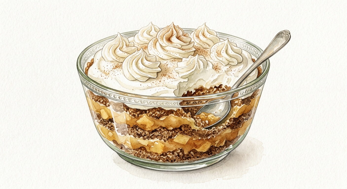 Classic Danish Apple Cake