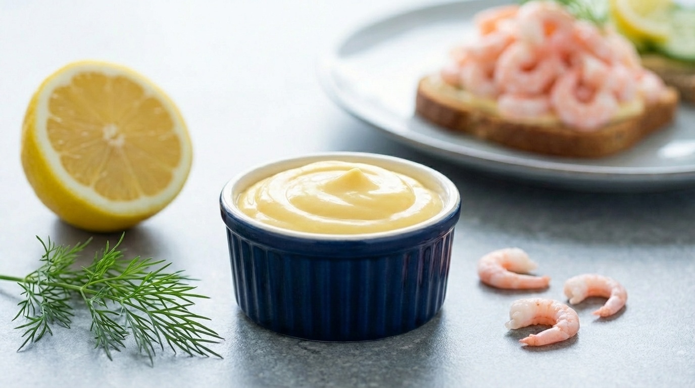 Classic Rakmacka Mayonnaise (Swedish Shrimp Sandwich Mayo)