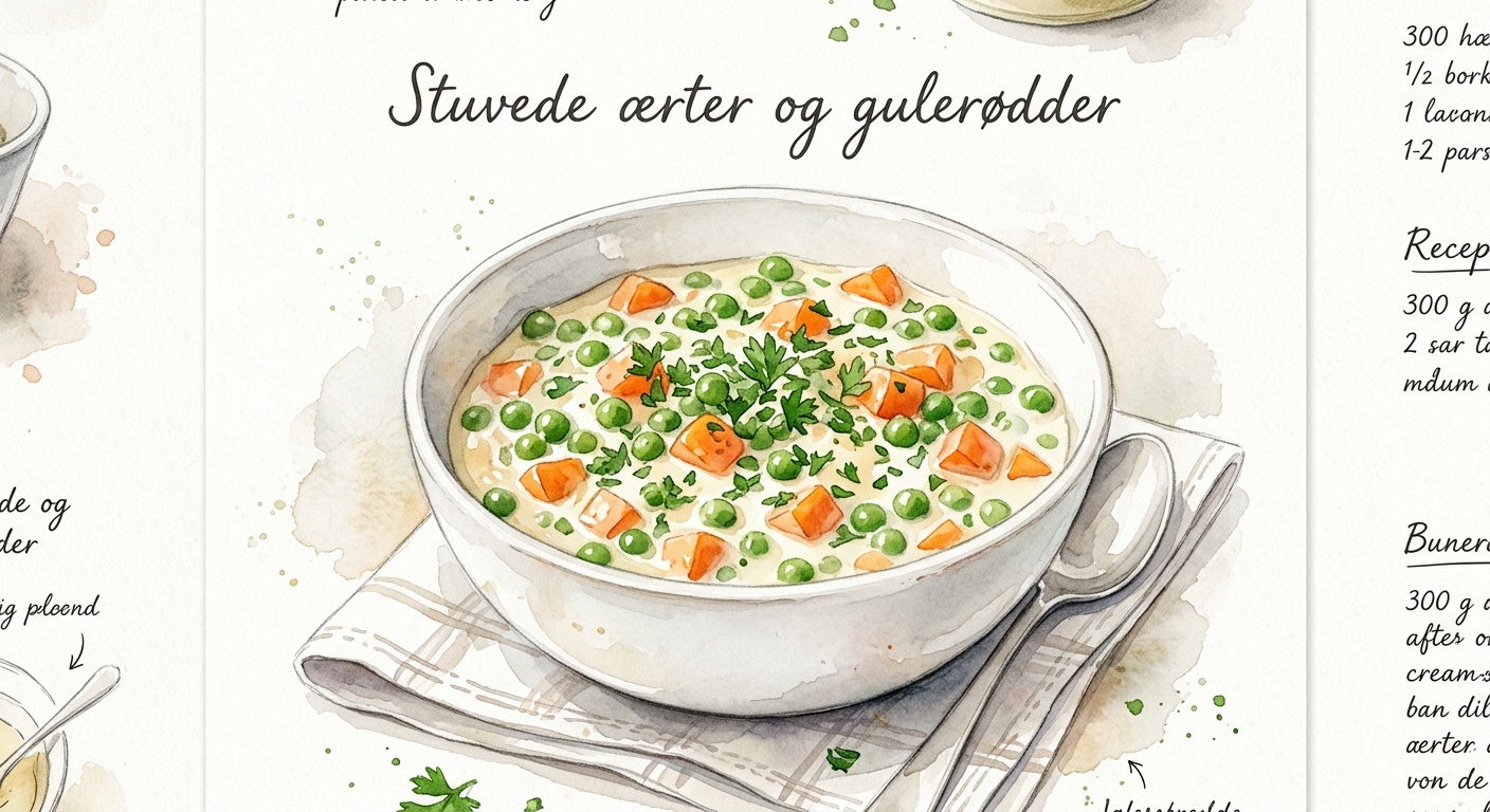 Classic Stewed Peas and Carrots