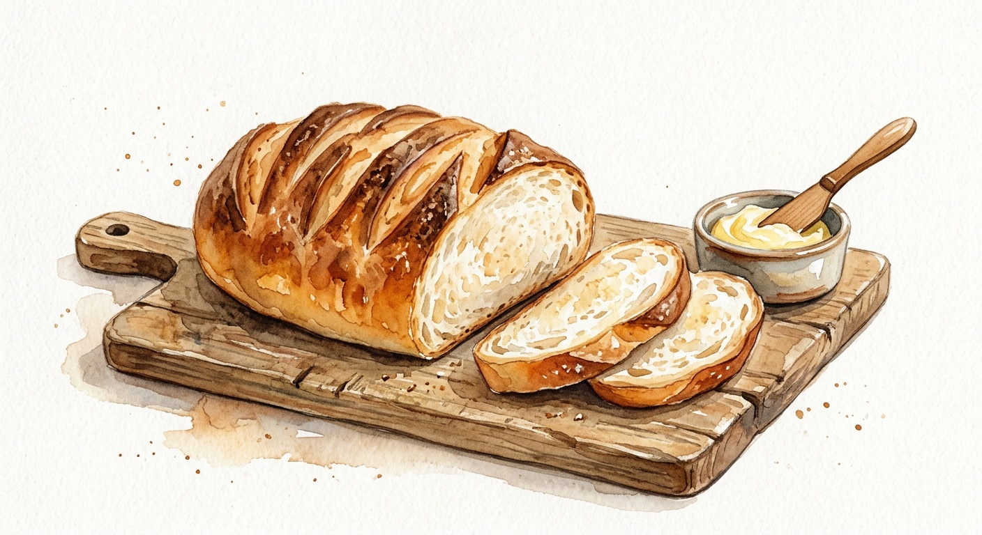 Classic White Bread with Single Rise