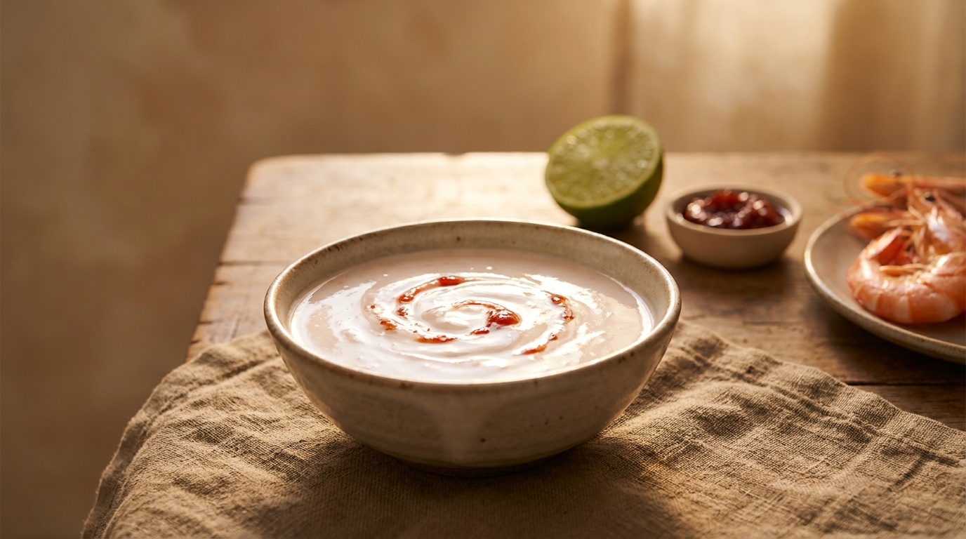 Coconut and Chilli Jam Dressing (Nước sốt dừa và tương ớt)