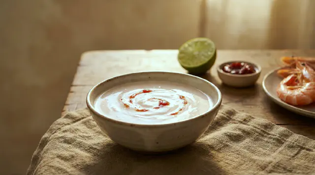 Coconut and Chilli Jam Dressing (Nước sốt dừa và tương ớt)