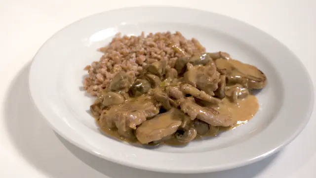 Creamy Pork Tenderloin with Mushrooms