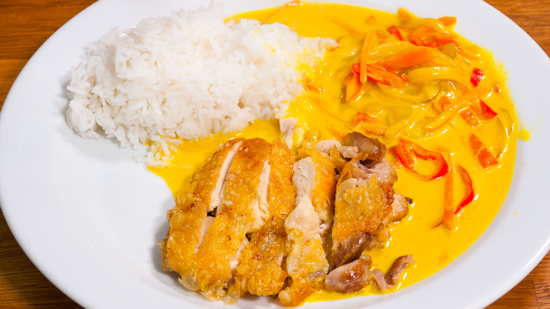 Crispy chicken thigh - Asian style