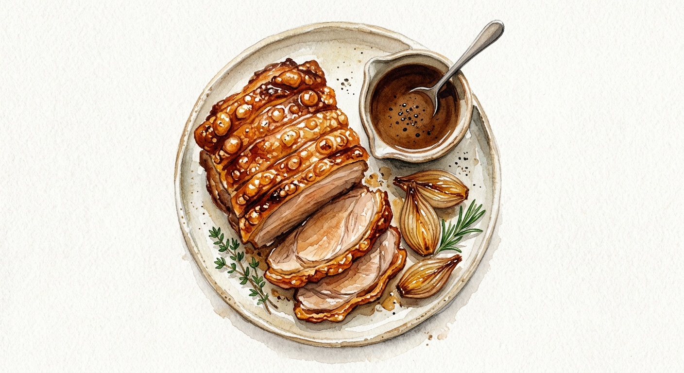 Danish Roast Pork with Crackling
