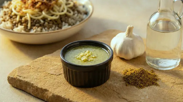 Daqqa (Egyptian Garlic-Vinegar Sauce)