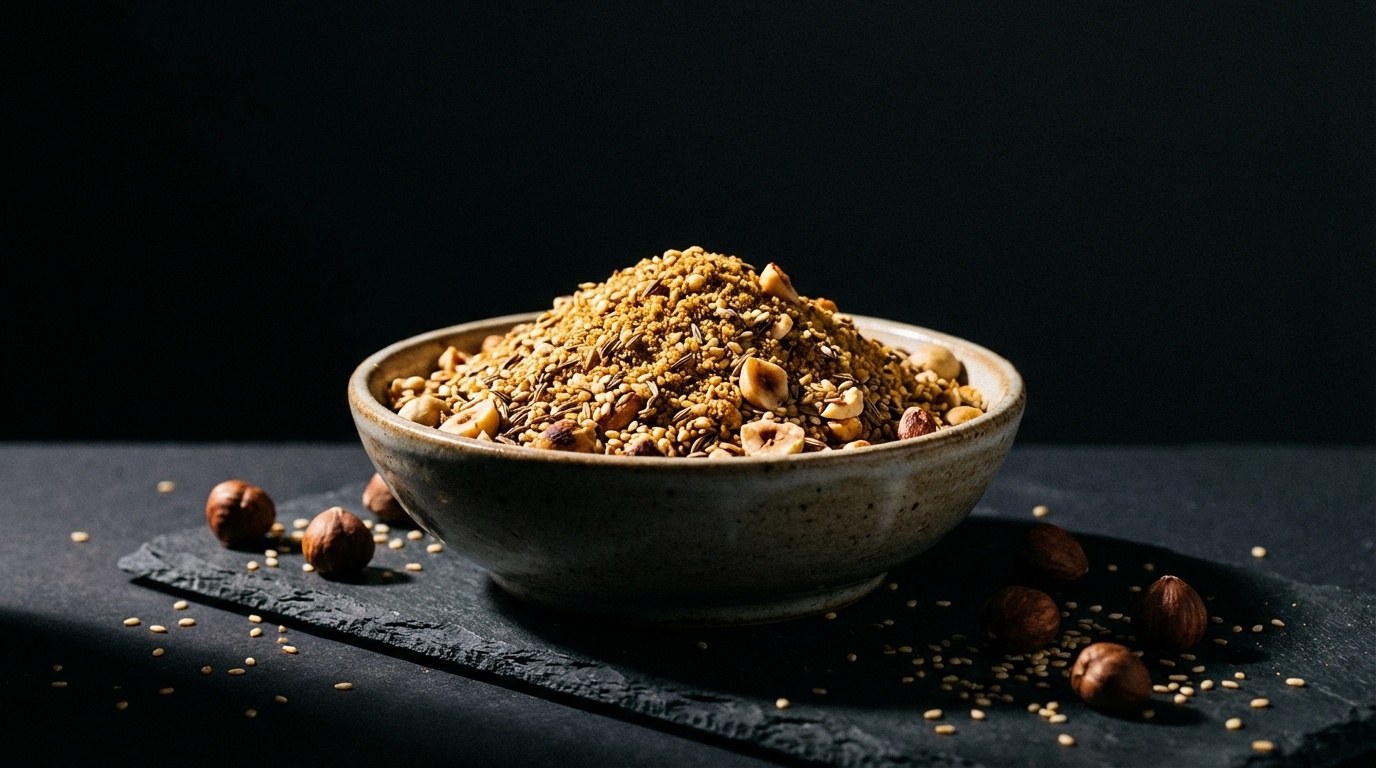 Dukkah (Egyptian Nut and Spice Blend)