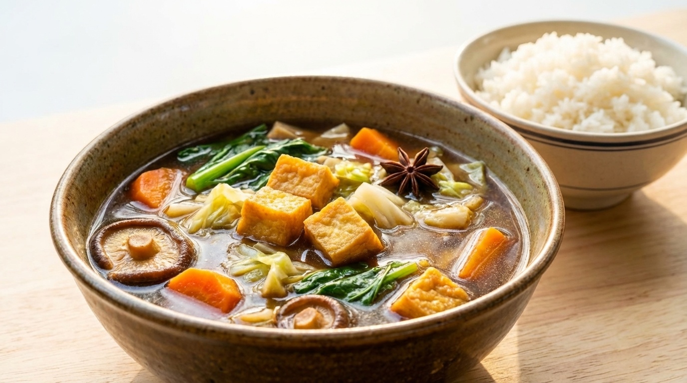 Five-Spice Vegetable Stew (Palo Jap Chai)