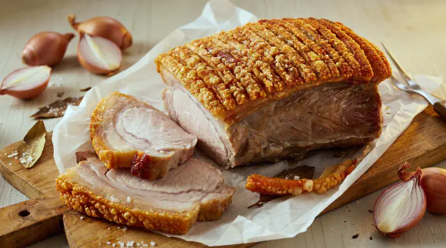 Sous Vide Flæskesteg (Danish Roast Pork)