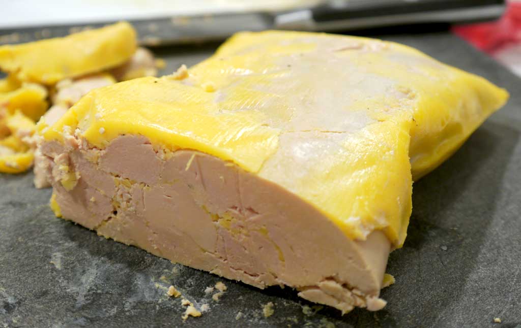 Foie gras terrine - made sous vide
