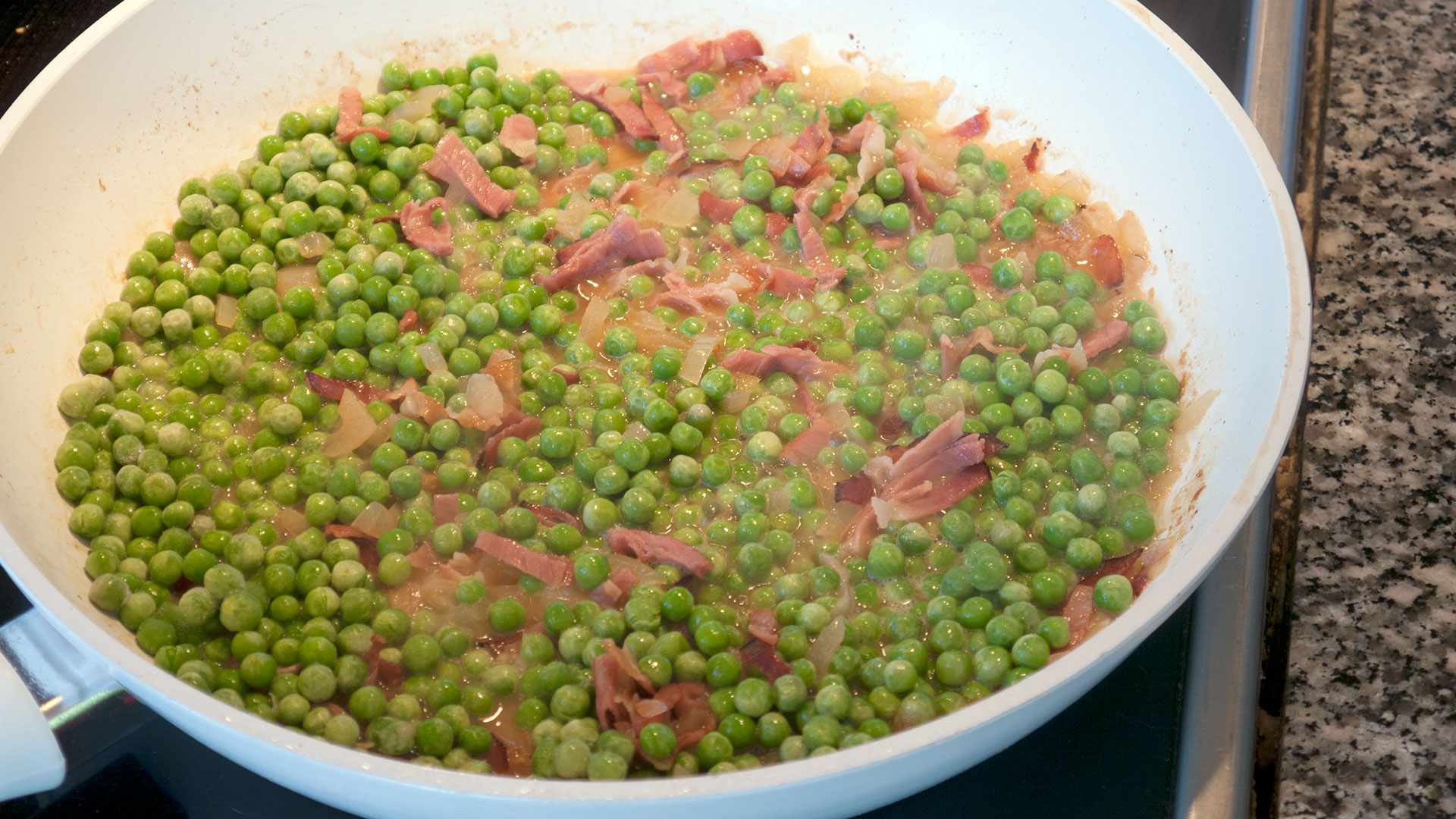 French peas with glace - standard and low carb