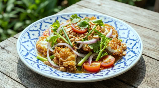 Fried Egg Salad (Yum Kai Dao)
