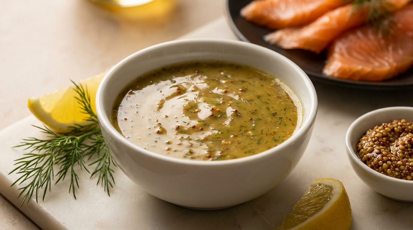 Gravlaxsas (Swedish Sweet Mustard-Dill Sauce)