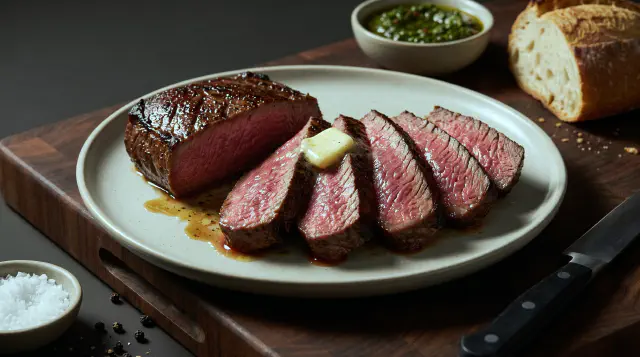 Sous Vide Hanger Steak